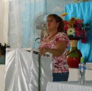 Speaking in Honduras
