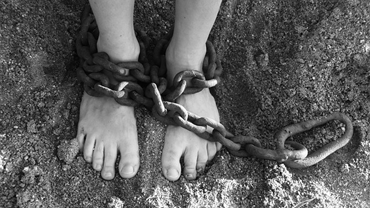 feet in shackles