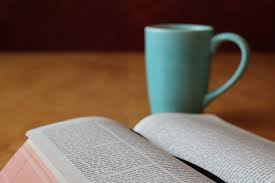 bible with coffeee mug