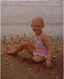 Becca during chemo