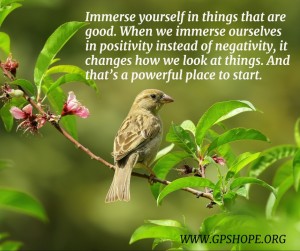 5. immerse in positivity