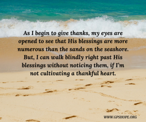 13. blessings as sands on the seashore