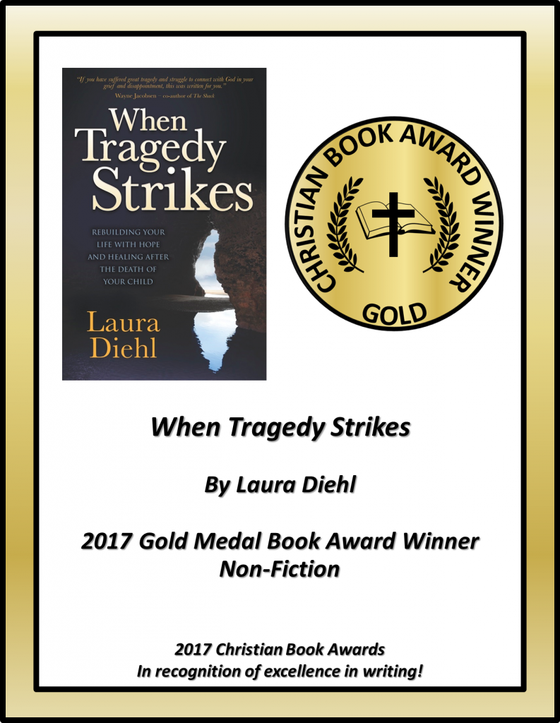 When Tragedy Strikes CBA Award Winning Certificate with cover Non-Fiction